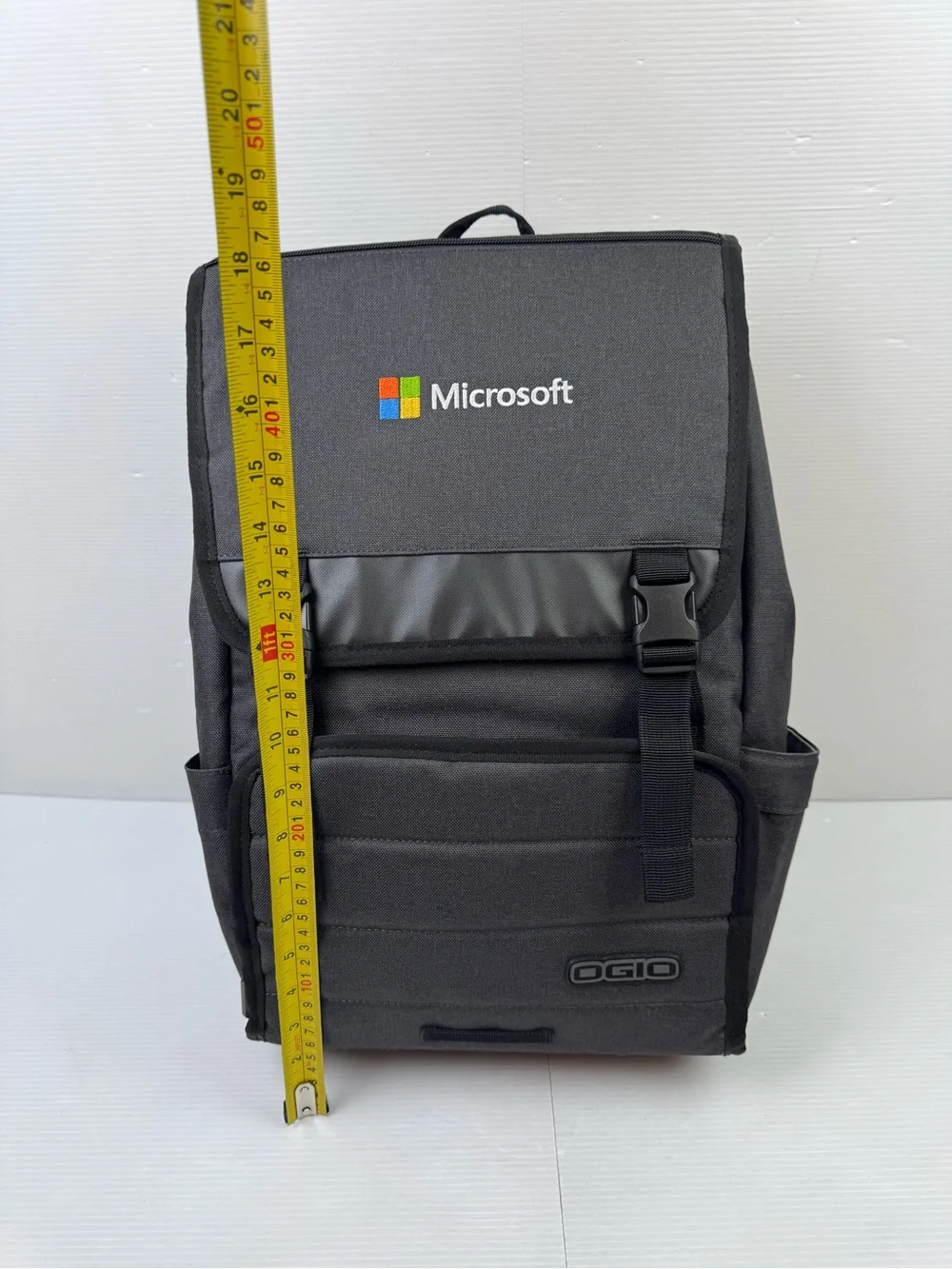 Microsoft Ogio Slalom Gray Laptop Tablet Backpack 17' Work Travel School Bag